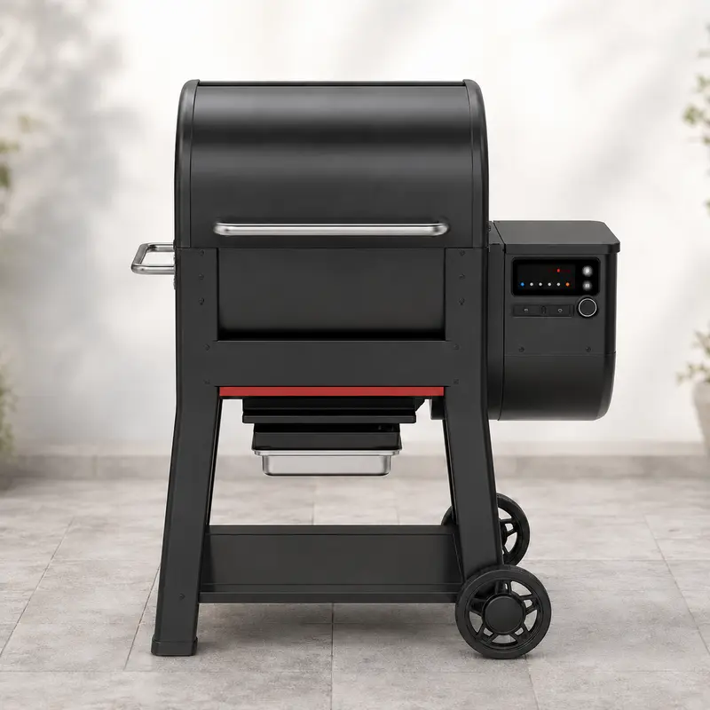 Weber Searwood 600 pellet grill with digital controller